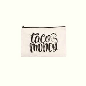 Taco Money Makeup Bag For Women
